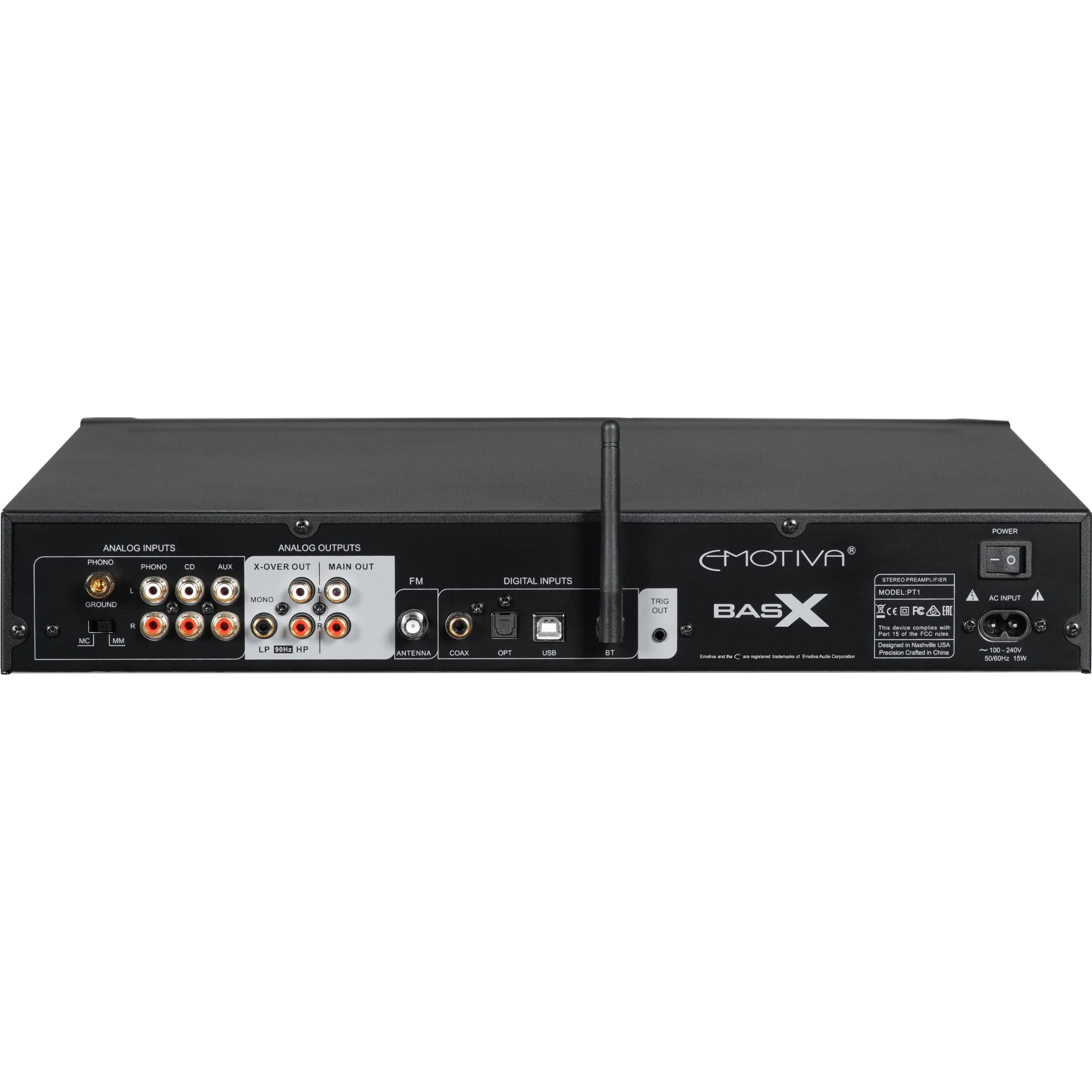 Emotiva BasX PT1 Stereo Preamp/DAC/Tuner - Image 8