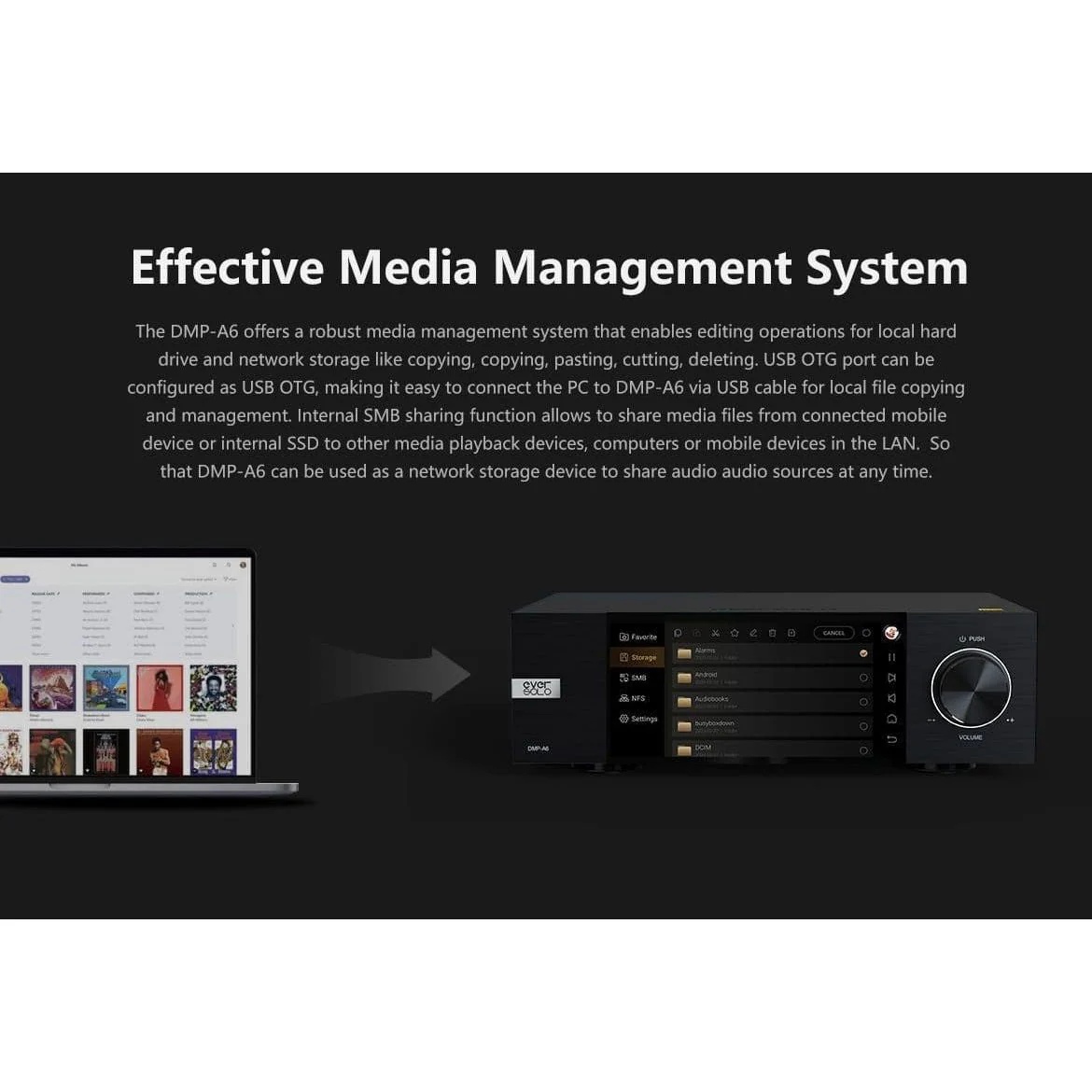 Eversolo DMP-A6 / AMP-F2 Streaming Amplifier Bundle - Image 10
