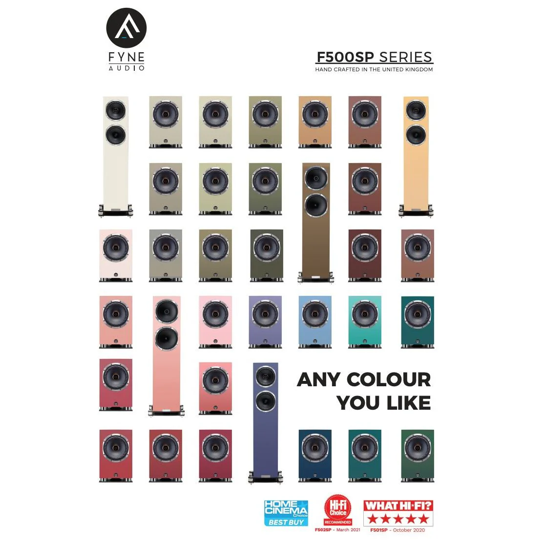 Fyne Audio F501SP Floorstanders (Custom RAL Colour) - Image 5