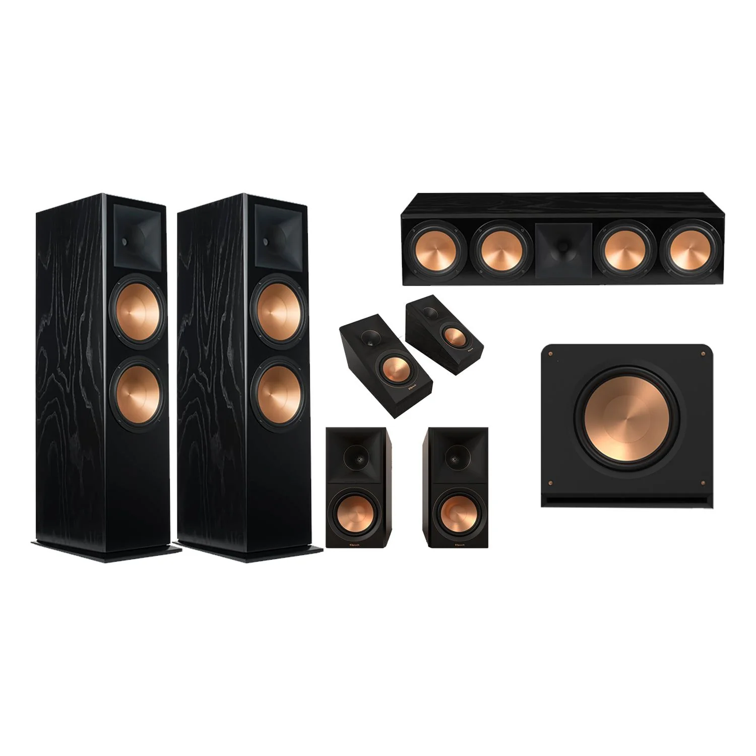 Klipsch RF-7 III Flagship 5.1.2 Home Cinema System with Dolby Atmos