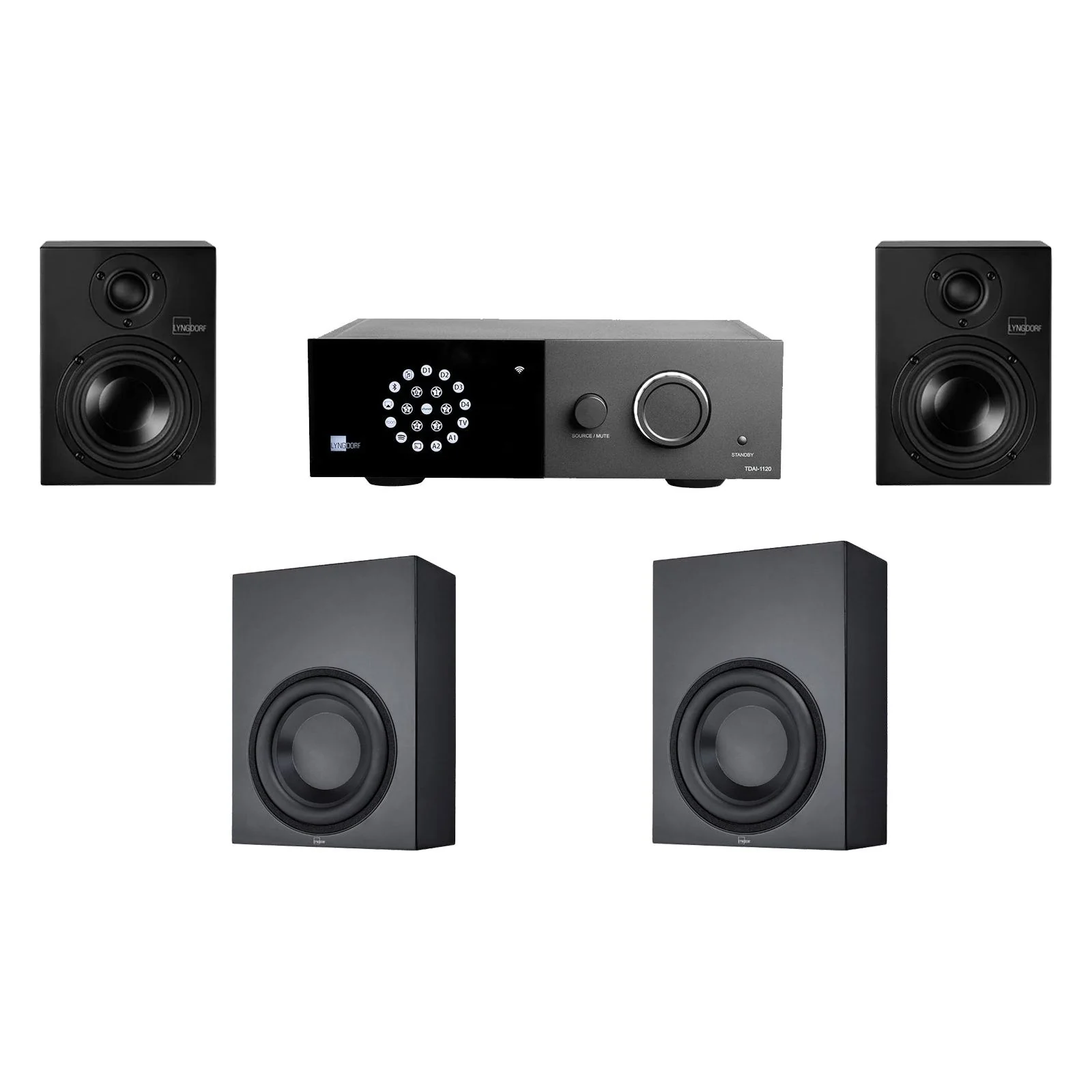 Lyngdorf Package: TDAi1120, MH-3, BW-3