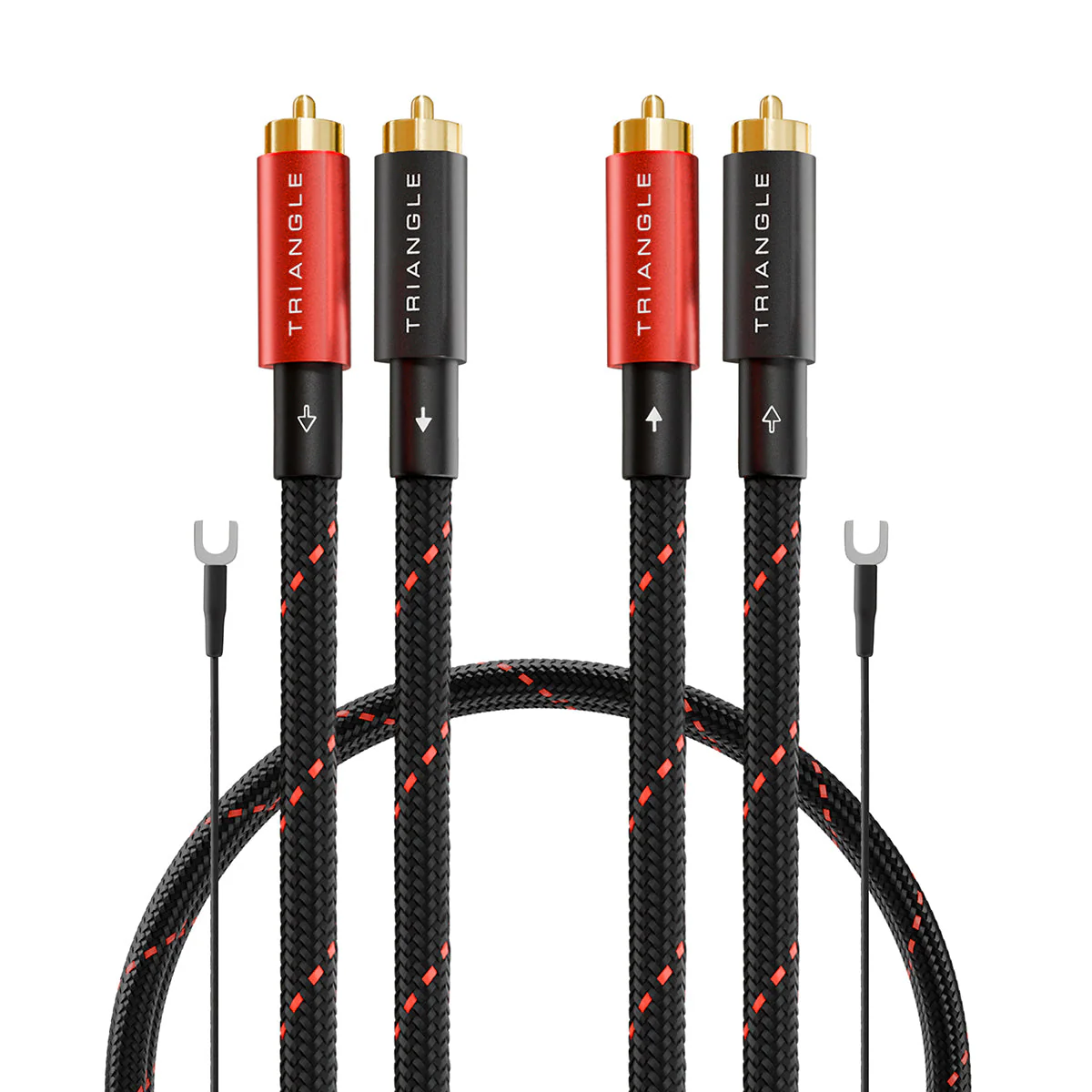 Triangle Red RCA Stereo Cable - Image 2