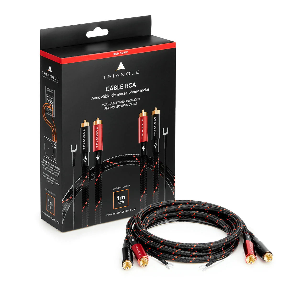 Triangle Red RCA Stereo Cable - Image 5